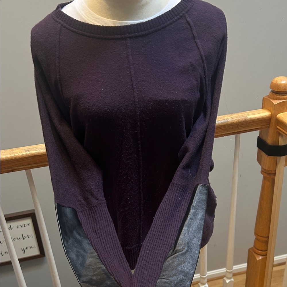Autumn Cashmere Deep Purple Knit